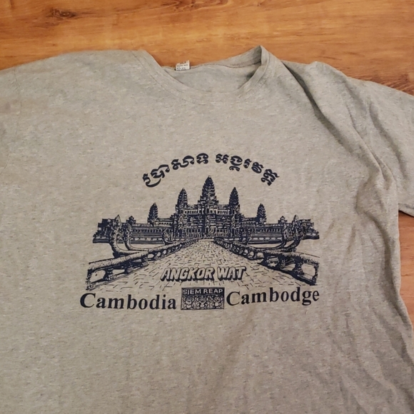 none Other - Cambodia angkor wat men's novelty tee xxl